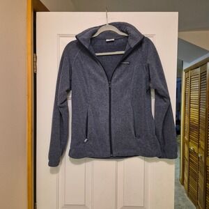 Columbia Women's XS Full Zip Fleece Grey Cozy-Chic Activewear Athleisure